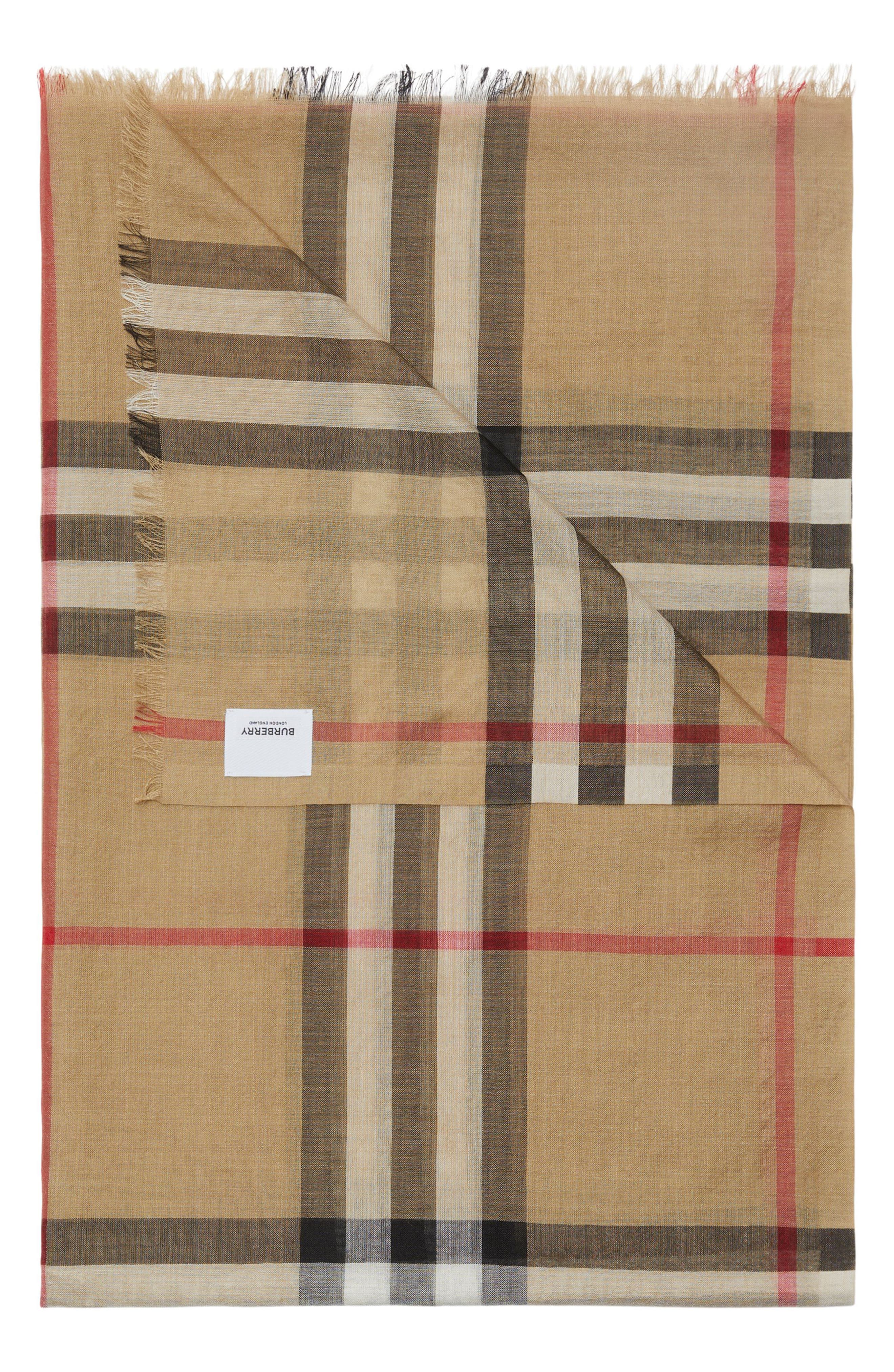 burberry scarves & shawls