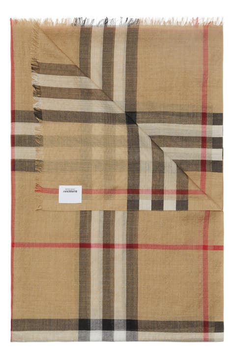 Burberry scarf with logo online