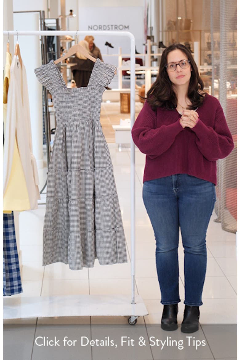 The Ellie Gingham Nap Midi Dress video