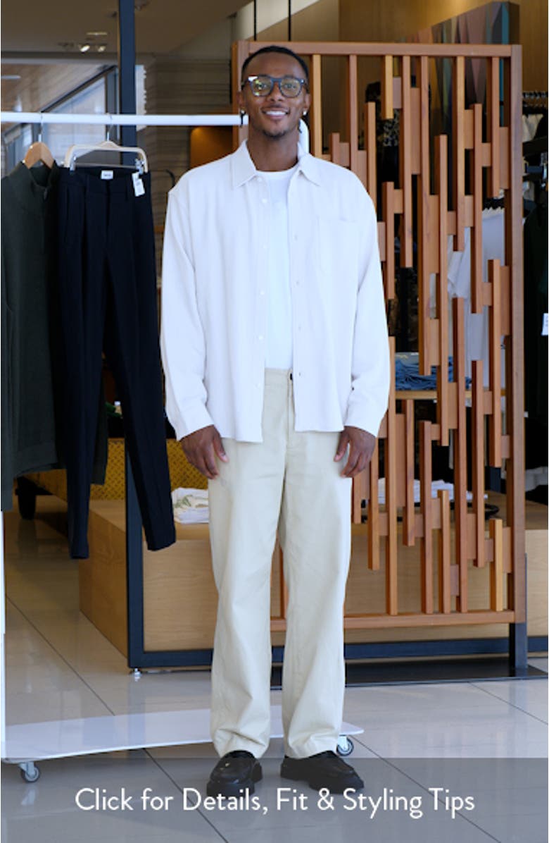 Waffle Textured Button-Up Shirt, sales video thumbnail