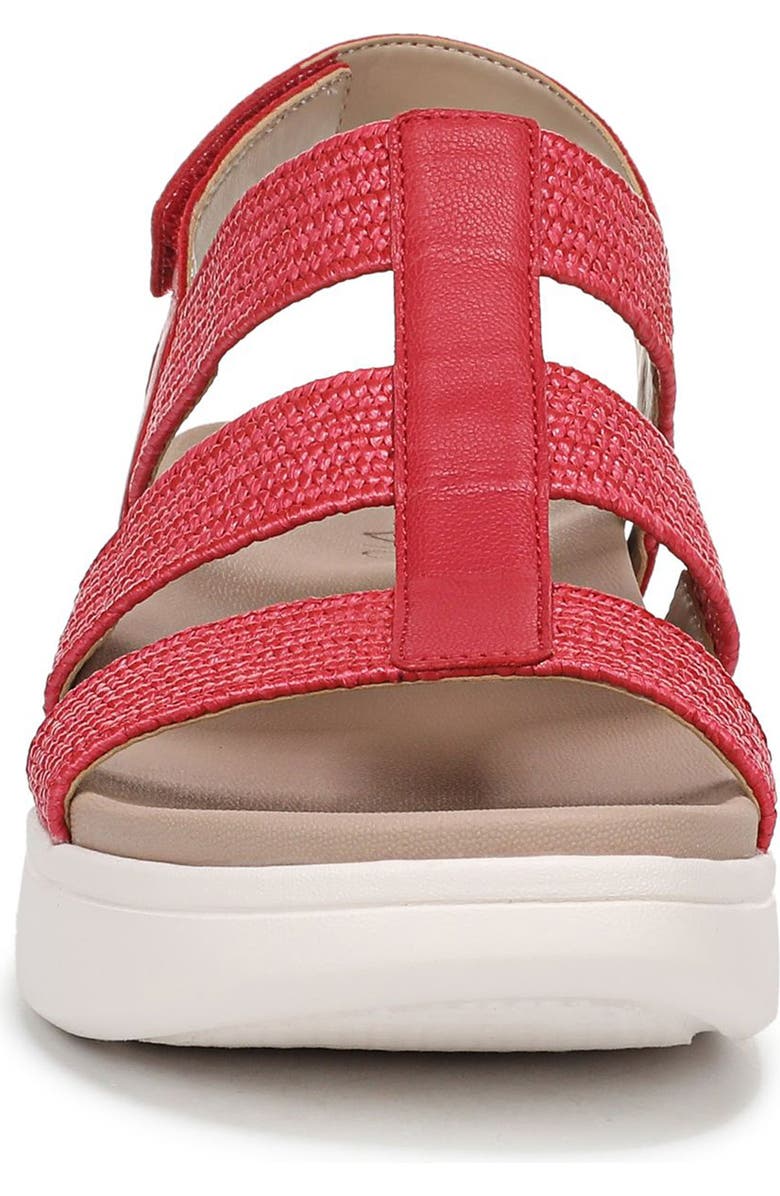 Vionic Sabrina Fisherman Platform Sandal, Alternate, color, Varsity Red Leather
