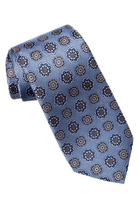 Tiberio - Extra Long Silk Jacquard Tie for Men
