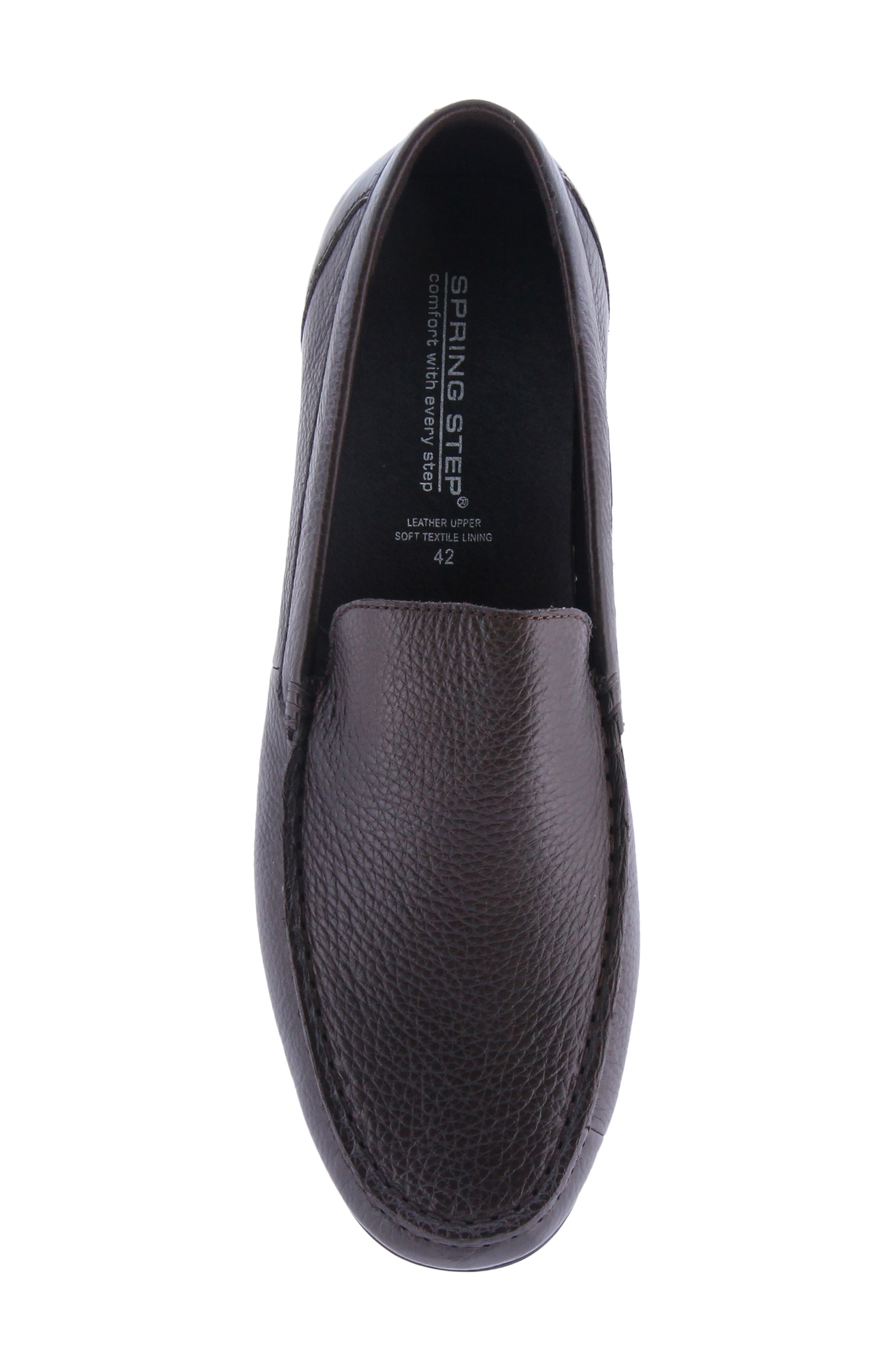 Spring Step Ceto Driving Loafer, Alternate, color, Brown