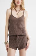 BP. Open Stitch Cotton Tank