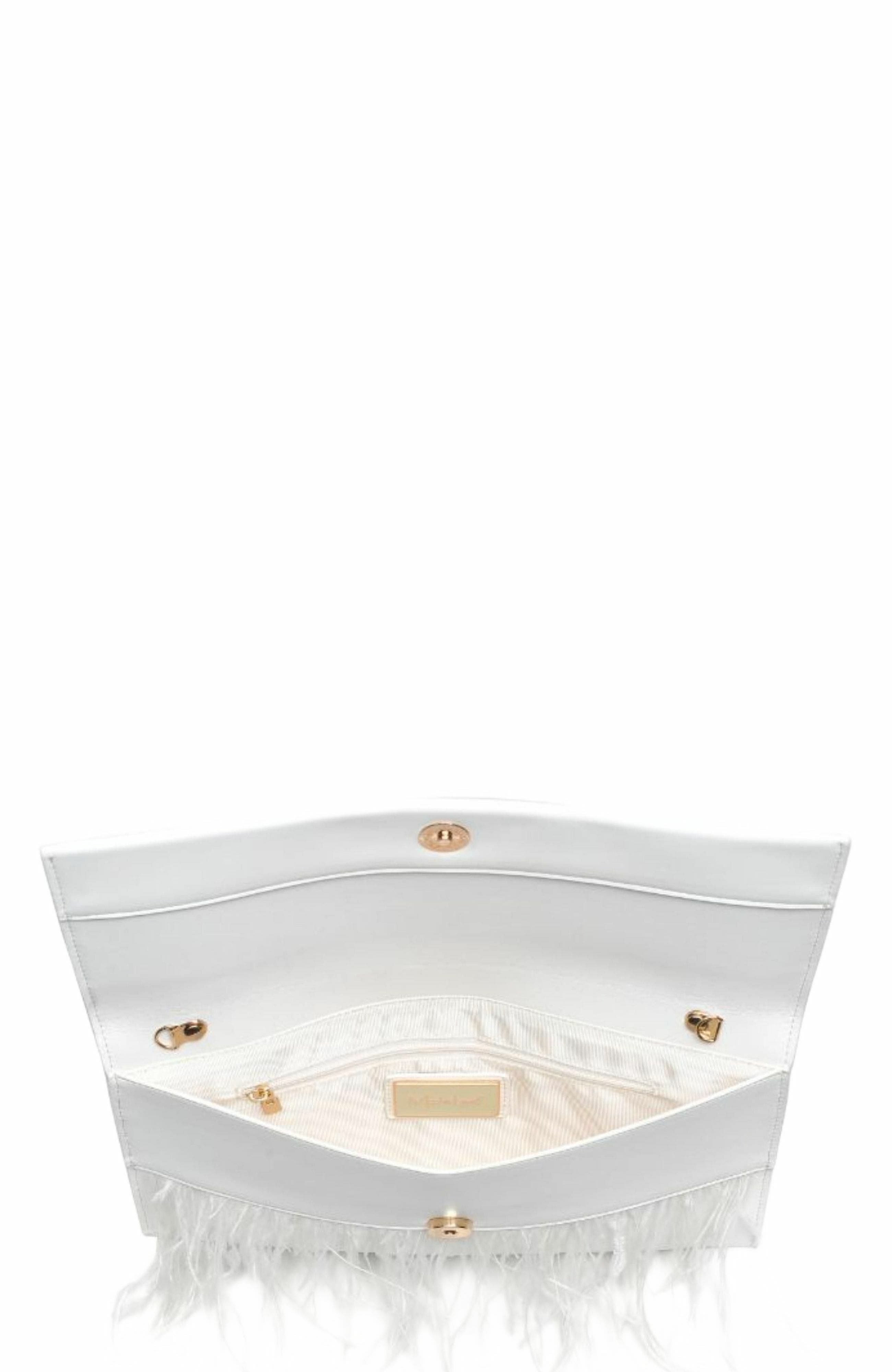 MODA LUXE Everlee Clutch, Alternate, color, White