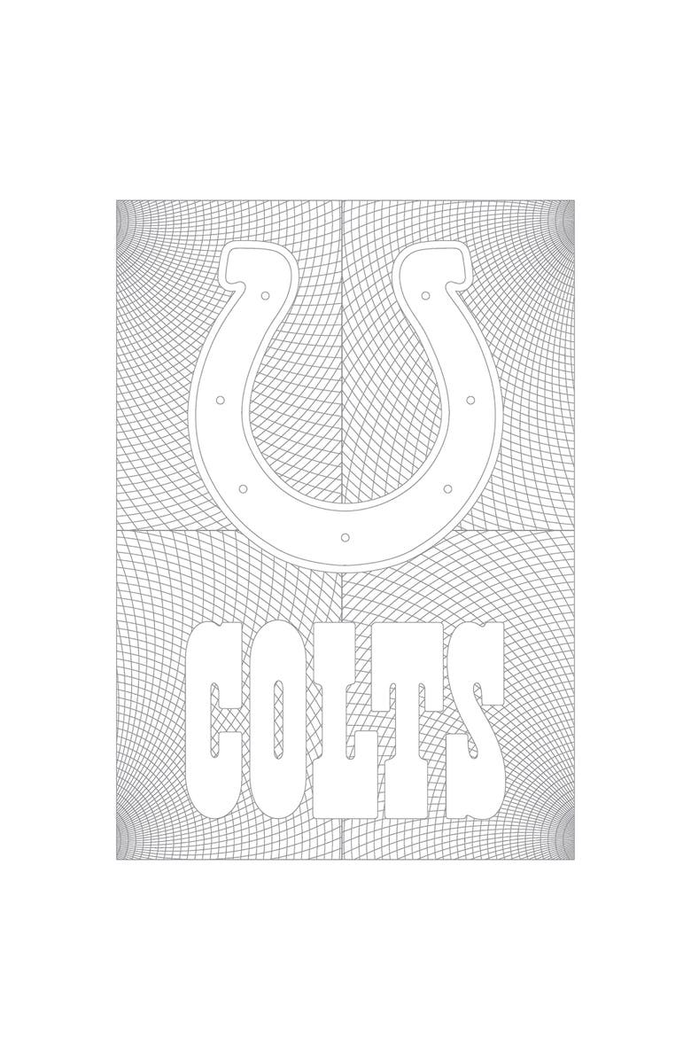 Sportszone In the Sports Zone NFL Adult Coloring Book, Indianapolis Colts, Alternate, color, Multicolored
