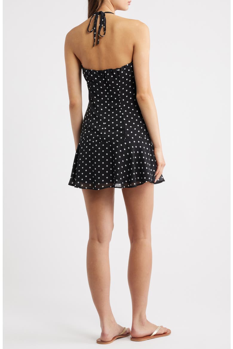 Gracie Polka Dot Minidress, Alternate, color, POLKA DOT