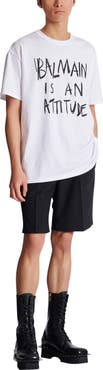 Balmain Coton Printed T-shirt