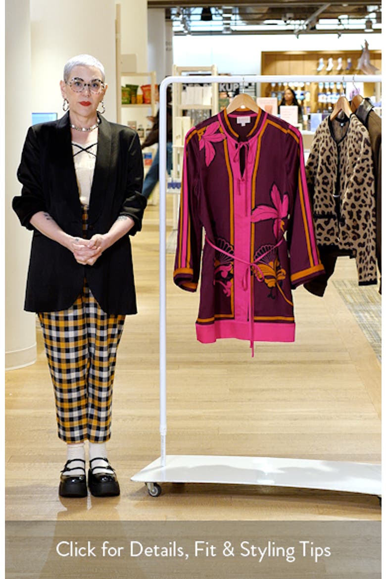 Timber Placed Floral Long Sleeve Minidress video