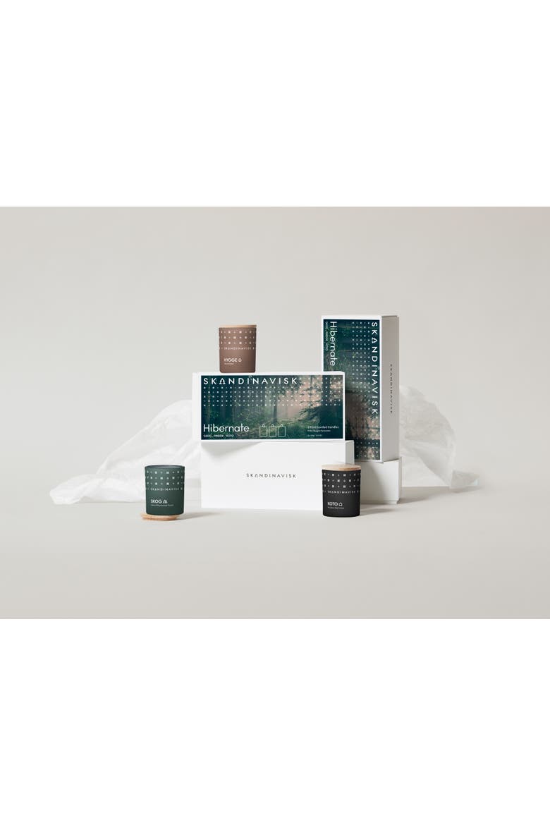 HIBERNATE Mini Candle Giftset 65g x 3, Alternate, color, Green