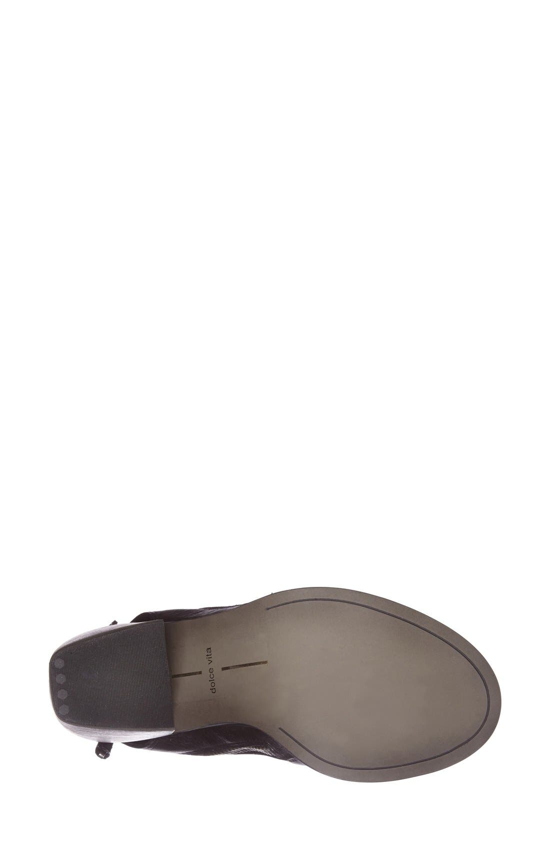 Dolce Vita 'Port' Open Toe Bootie, Alternate, color, 