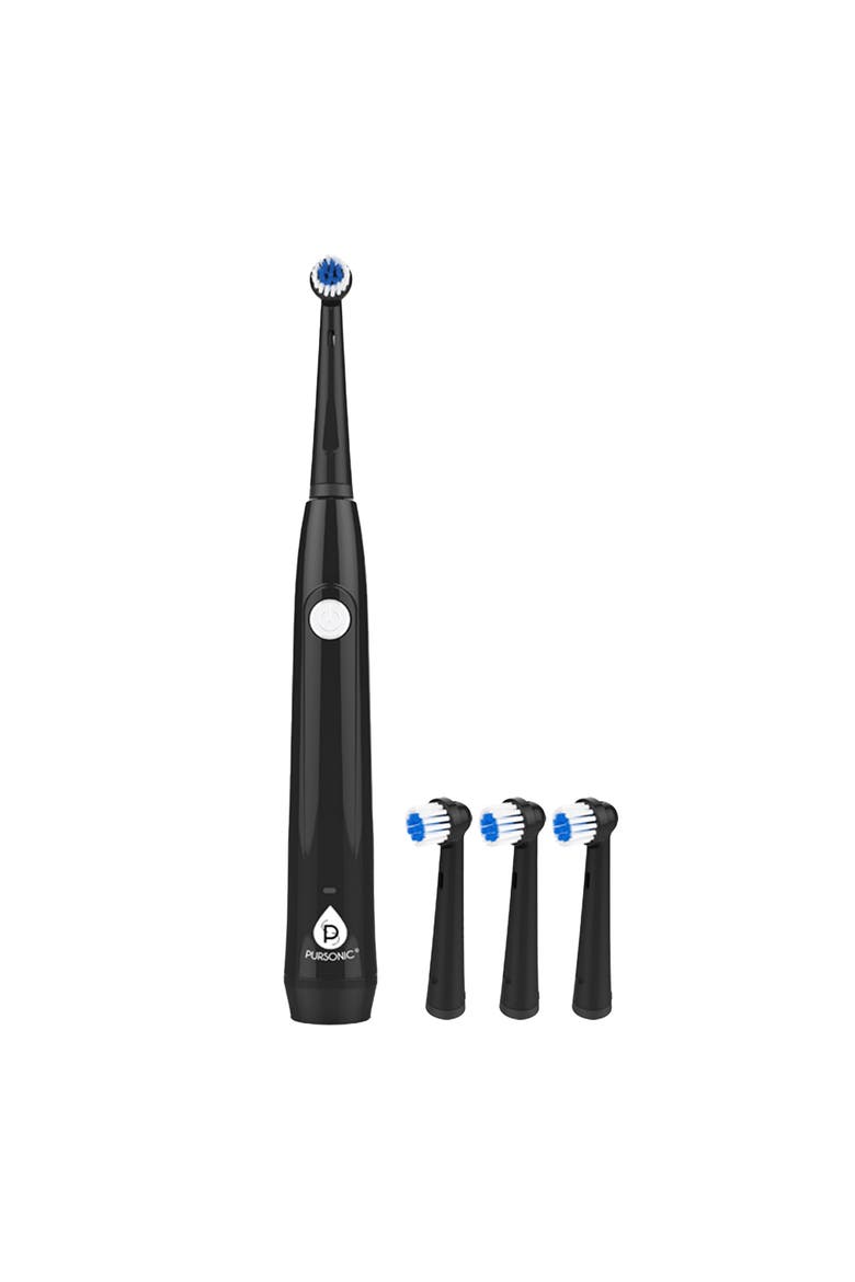 USB Rechargeable Rotary Toothbrush, Alternate, color, BLACK