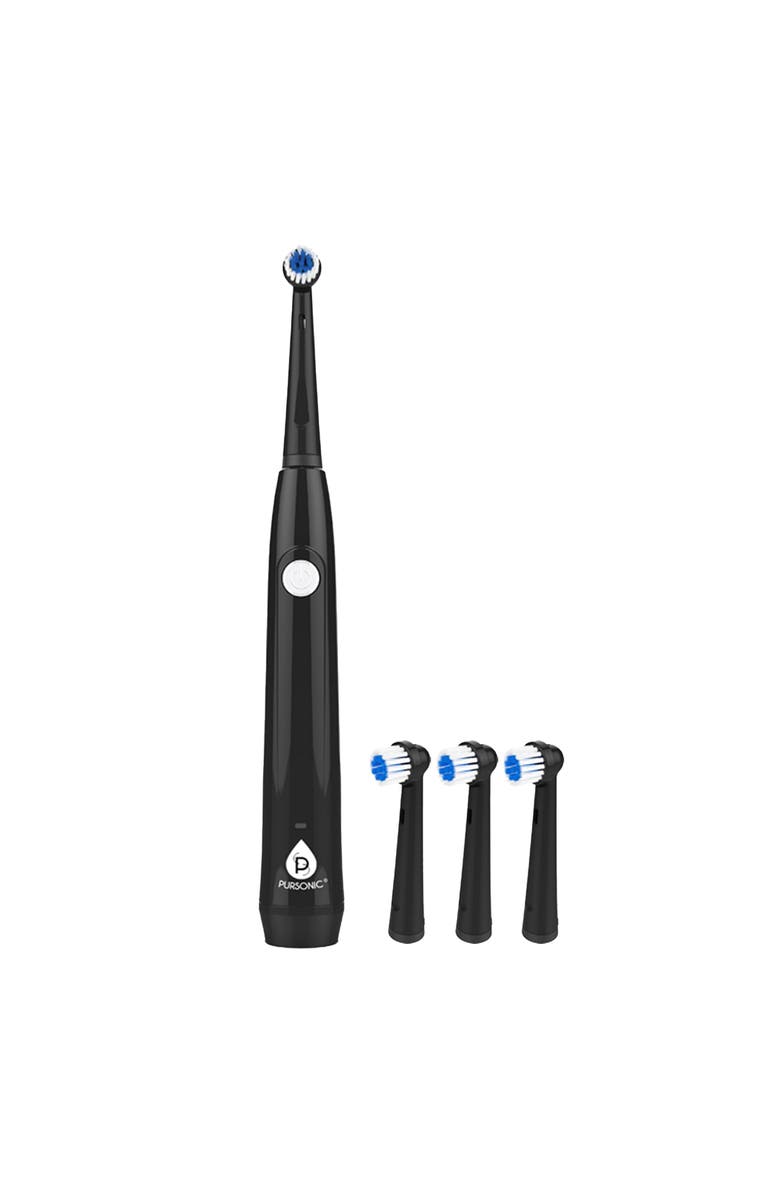PURSONIC USB Rechargeable Rotary Toothbrush, Alternate, color, Black