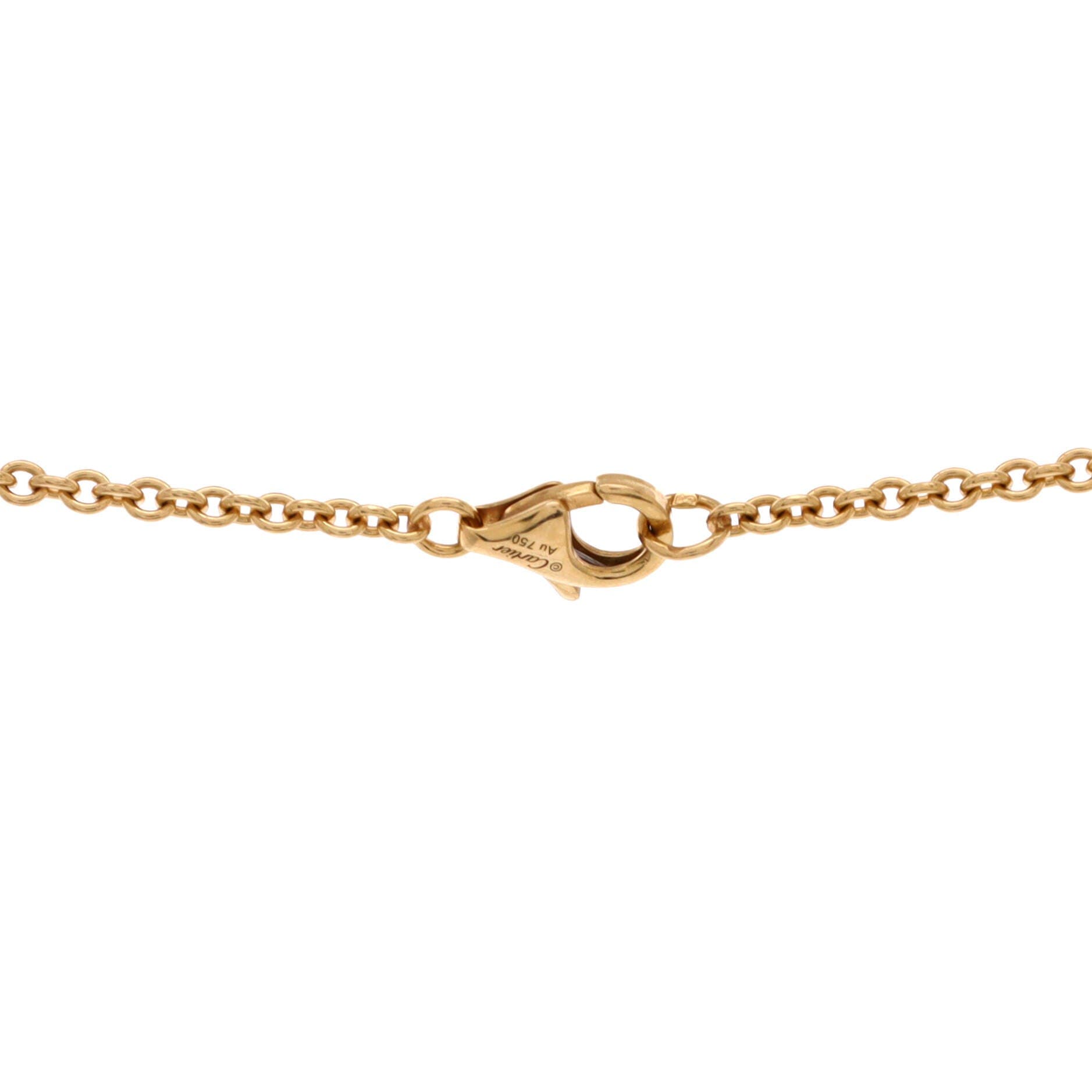 Love Interlocking Necklace 18K Yellow Gold, Alternate, color, Metallic Gold