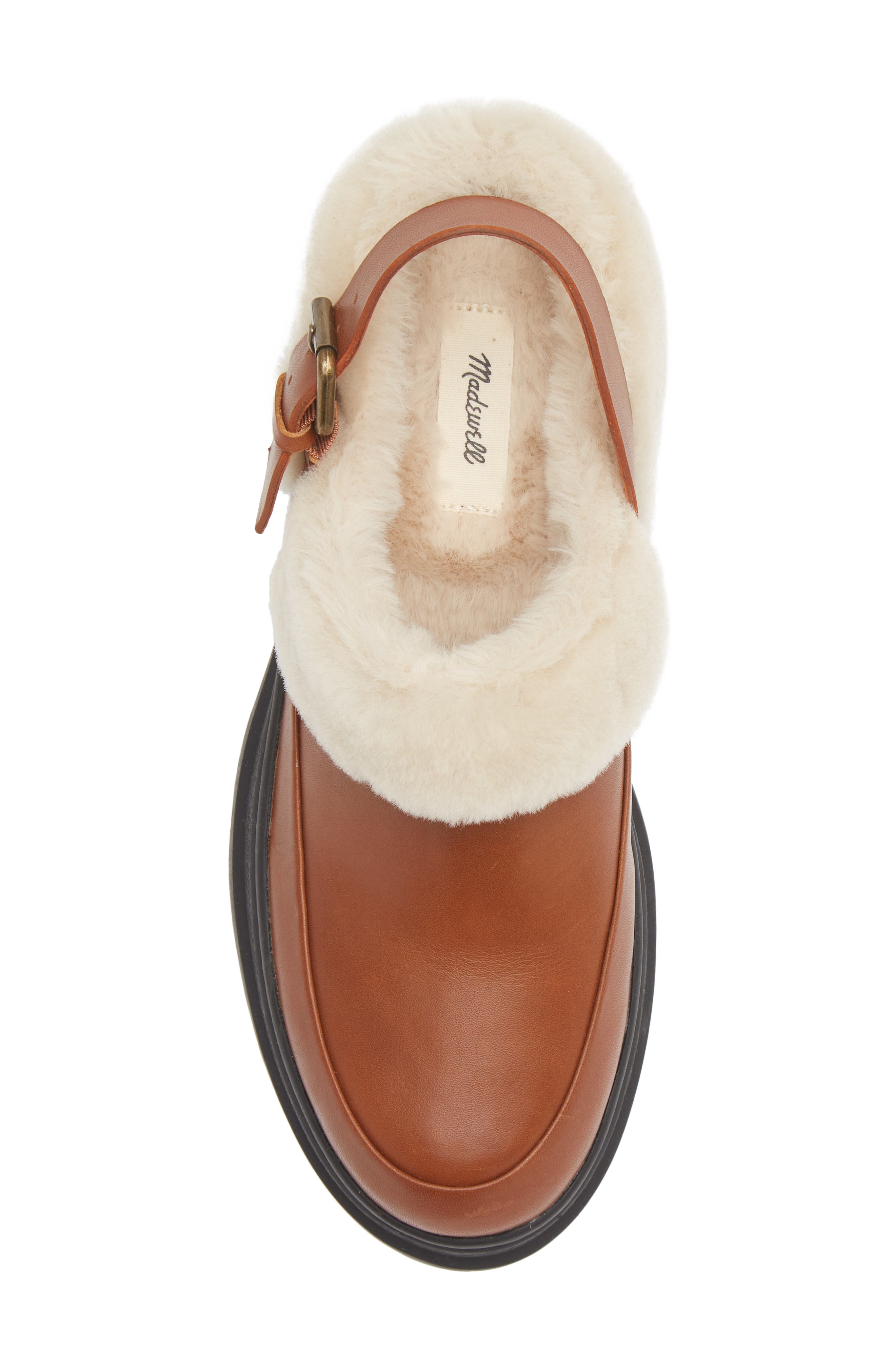 Madewell Tilly Faux Shearling Clog, Alternate, color, 