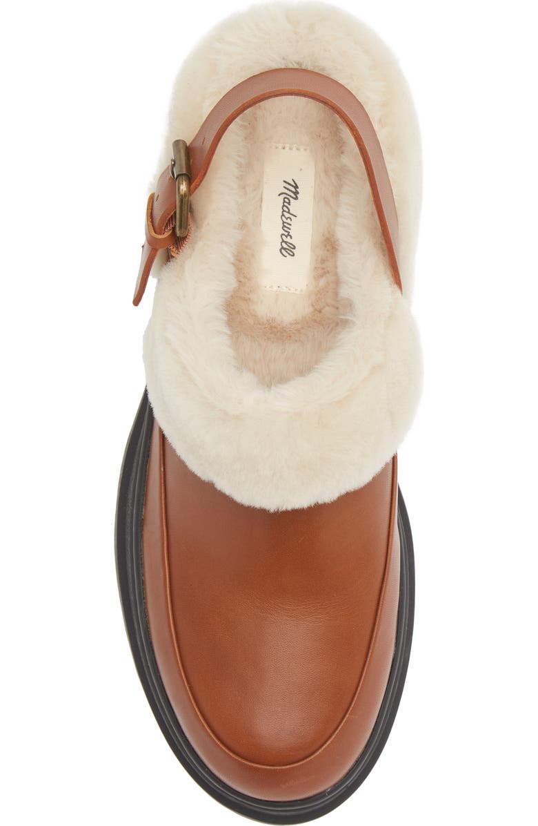 Madewell Tilly Faux Shearling Clog, Alternate, color,
