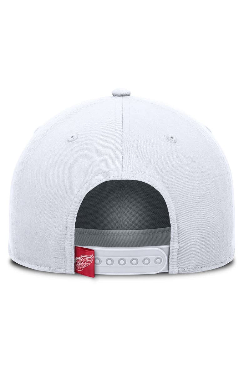 FANATICS Men's Fanatics White Detroit Red Wings Rope A-Frame Adjustable Hat, Alternate, color, White
