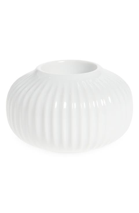 Hammershøi Round Porcelain Tealight Holder