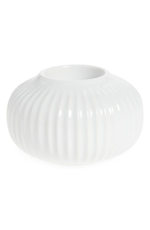 Kähler Kahler Hammershøi Round Porcelain Tealight Holder