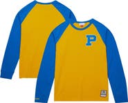 Mitchell & Ness Men's Mitchell & Ness Gold Pitt Panthers Legendary Slub Raglan Long Sleeve T-Shirt
