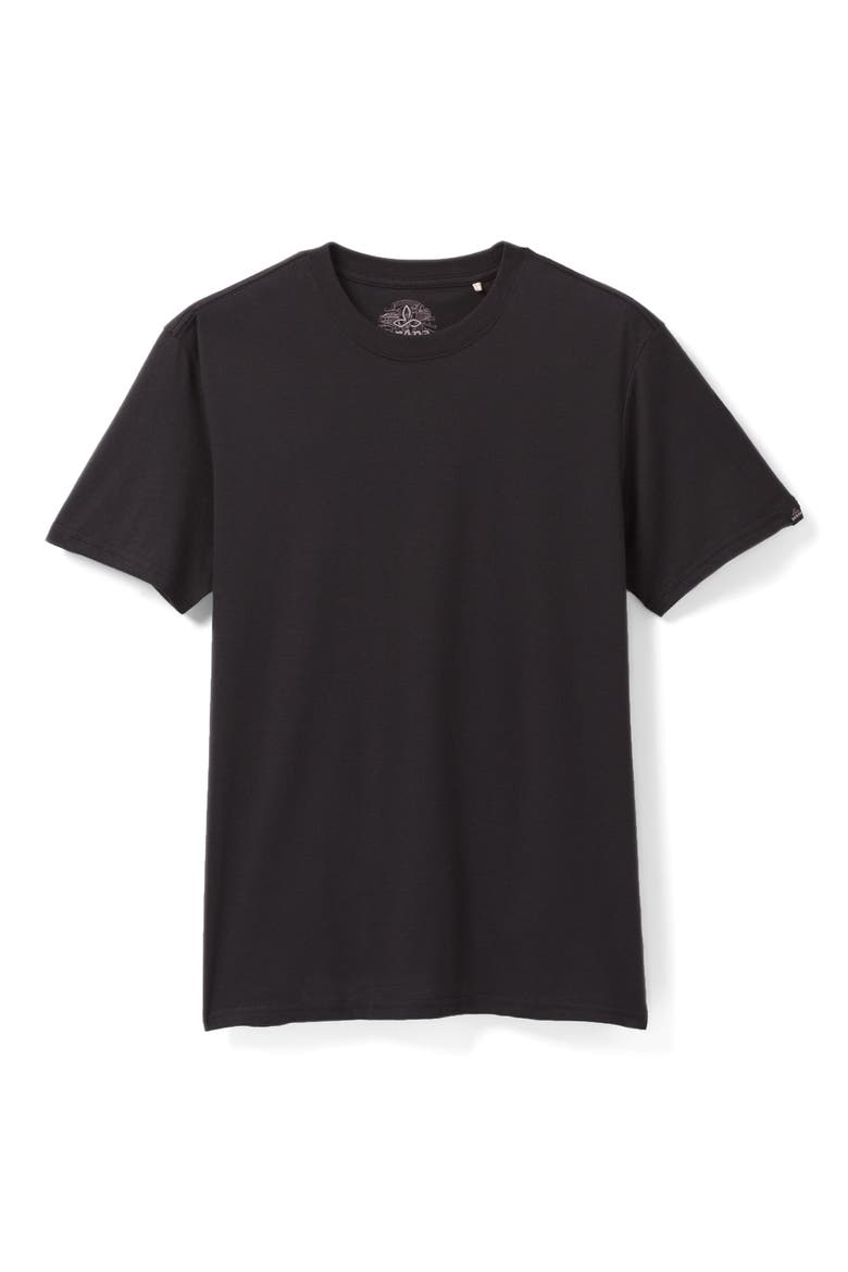 Crewneck T-Shirt, Alternate, color, BLACK