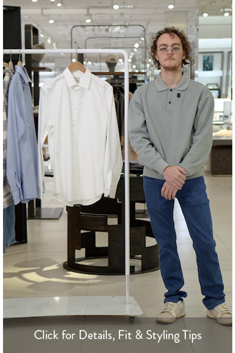 Tailored Fit Solid Cotton Dress Shirt video