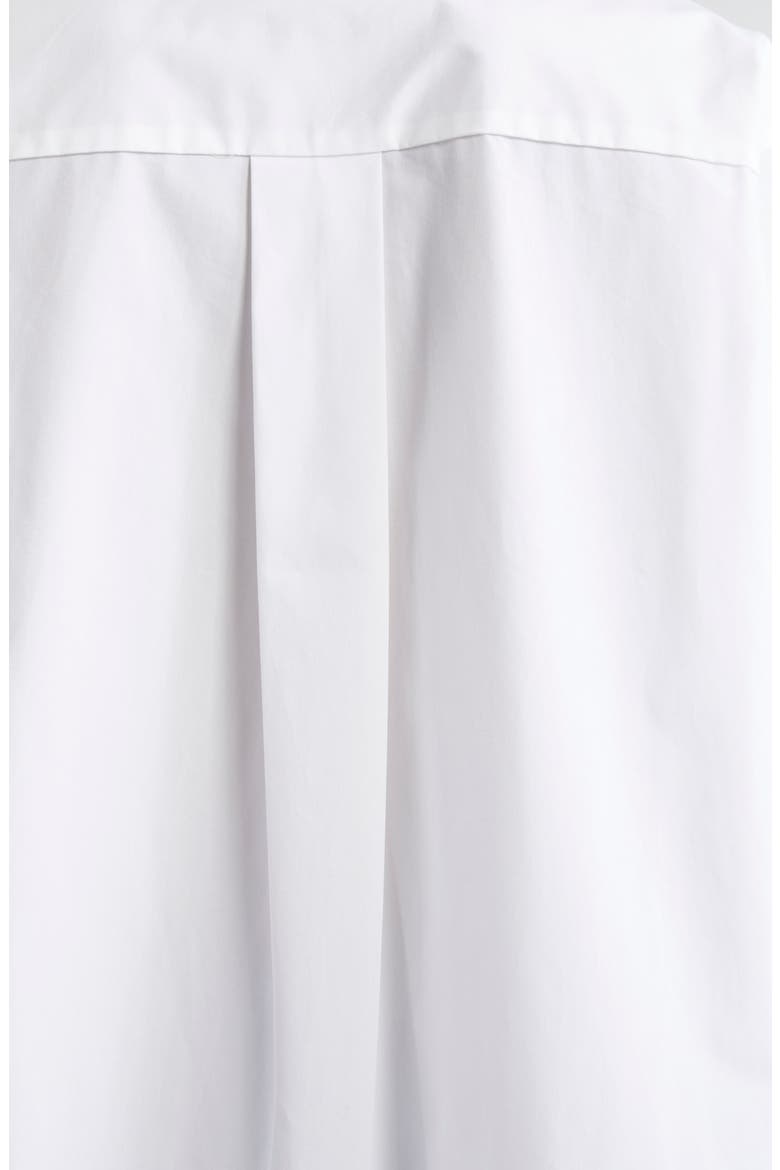 Signature Organic Cotton Poplin Button-Up Shirt, Alternate, color, WHITE