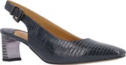 J. Reneé Hadyn Lizard Embossed Slingback Pump