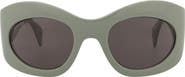 Gucci 55mm Novelty Cat Eye Sunglasses