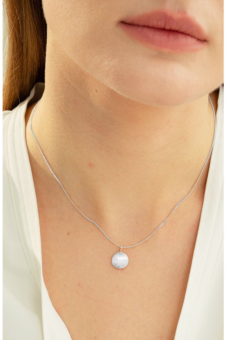 Sterling Silver 18k Gold Plated Madeleine Necklace Trendy Dainty Style, Alternate, color, Silver