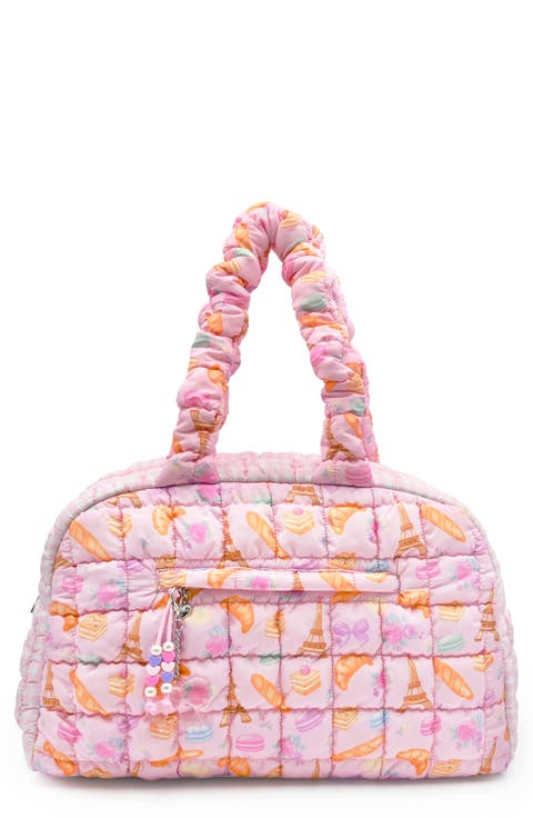 Kids' Paris Quilted Duffle Bag
