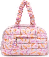 OMG Accessories Kids' Paris Quilted Duffle Bag
