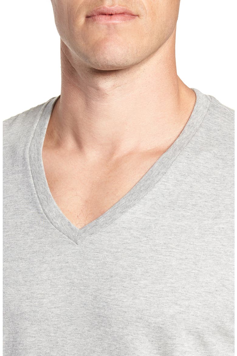 3-Pack V-Neck Undershirts, Alternate, color, ANH/MAH/PB