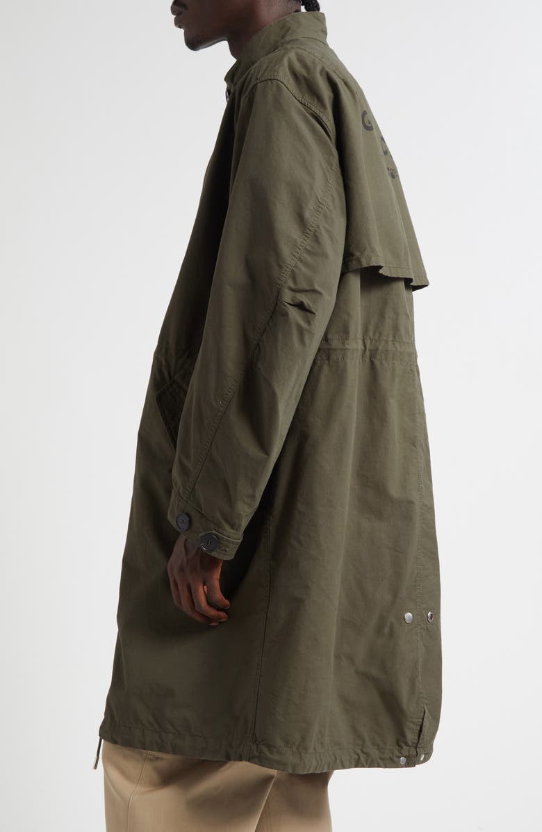 Givenchy Twisted Arm Parka, Alternate, color, Khaki