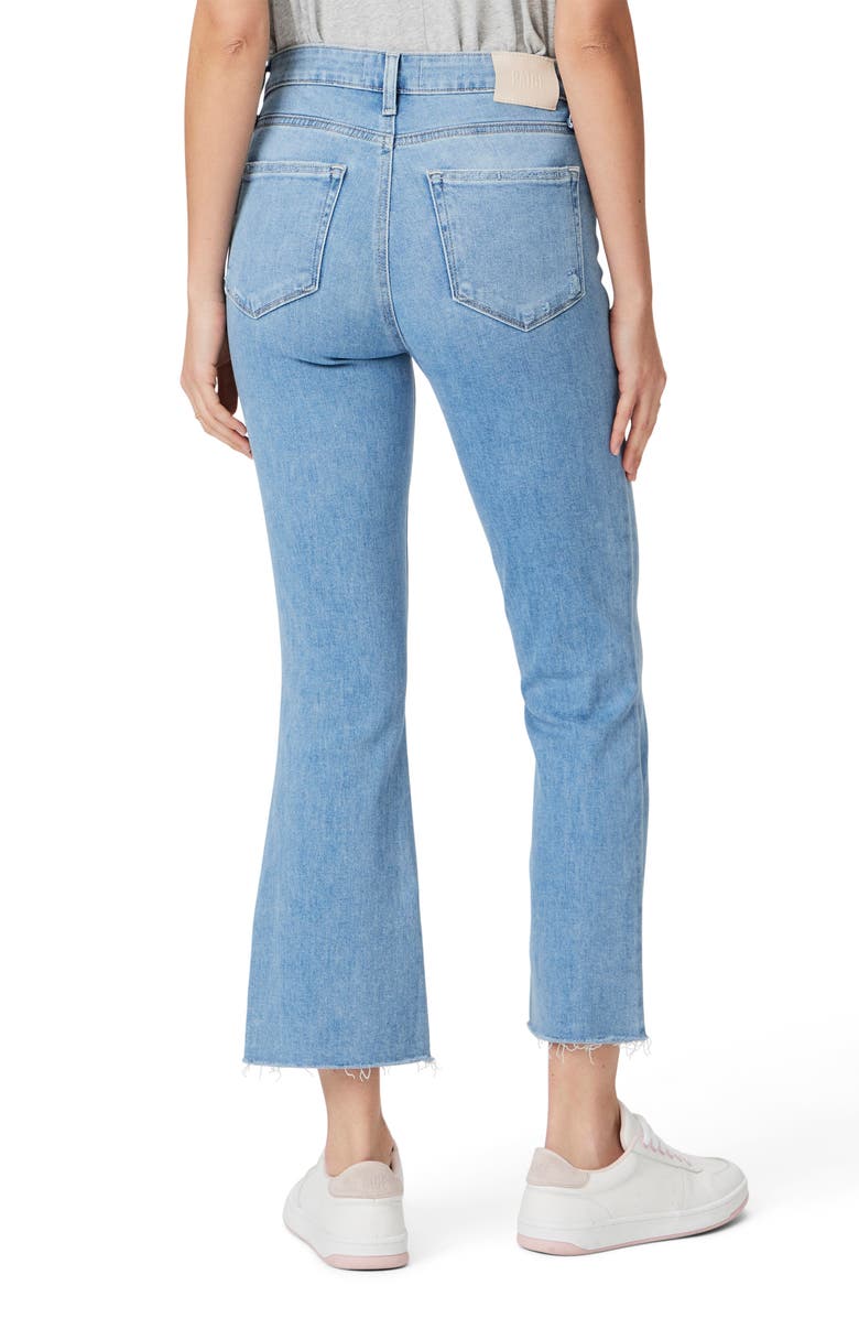 PAIGE Colette Raw Hem Crop Flare Jeans, Alternate, color,