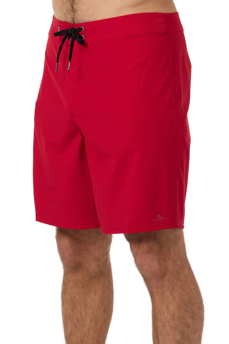 Hyperfreak Heat Lifeguard Board Shorts, Alternate, color, LIFEGUARD RED