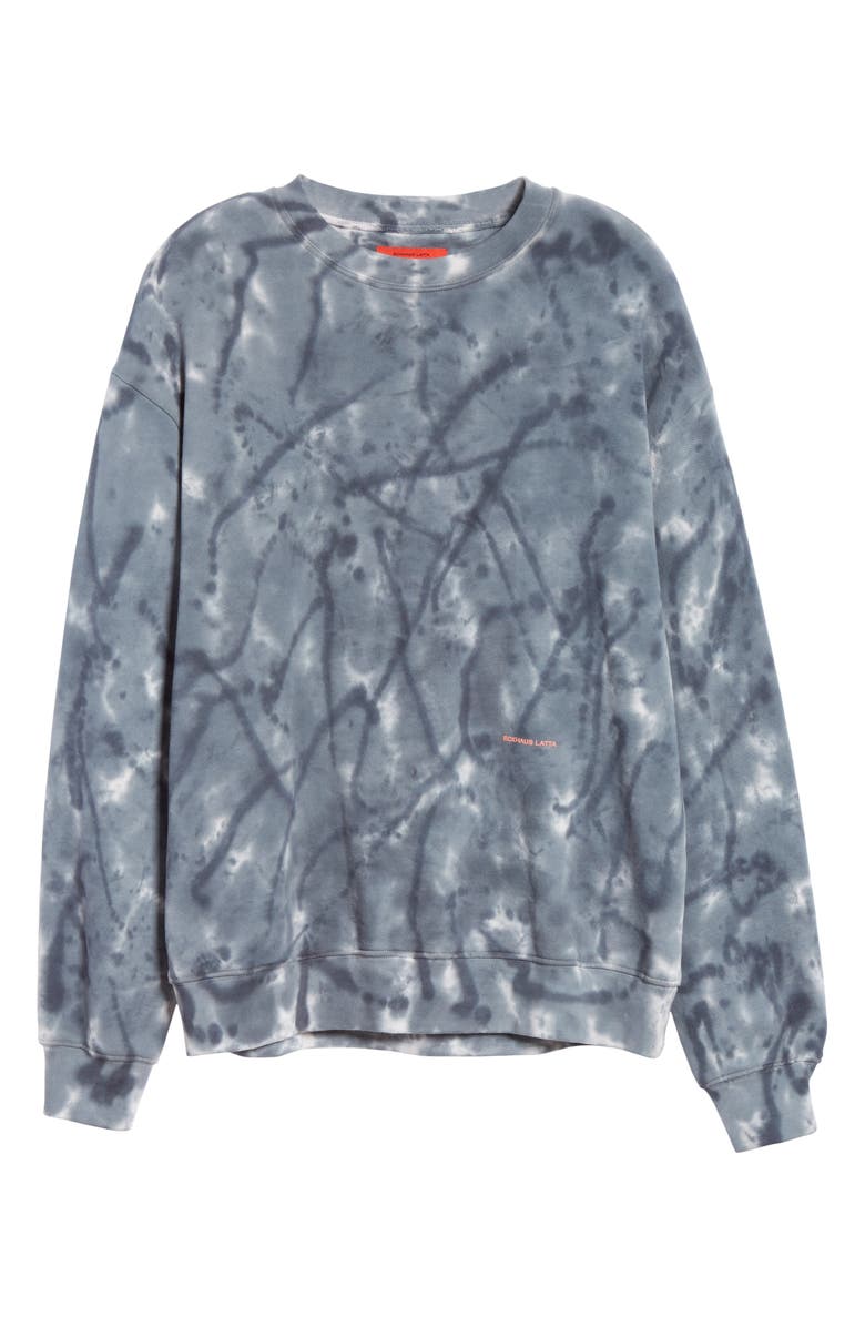 Eckhaus Latta Tie Dye Sweatshirt, Alternate, color, 