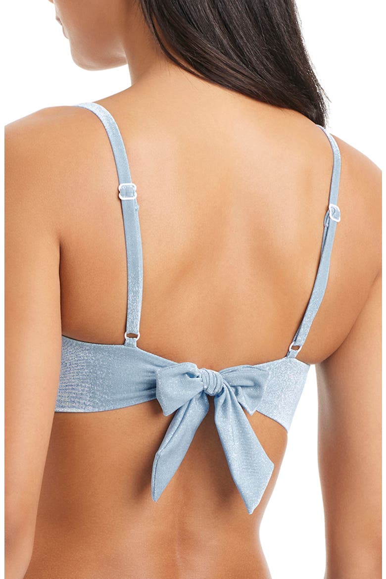 Metallic Swim Top, Alternate, color, YACHTY BLUE