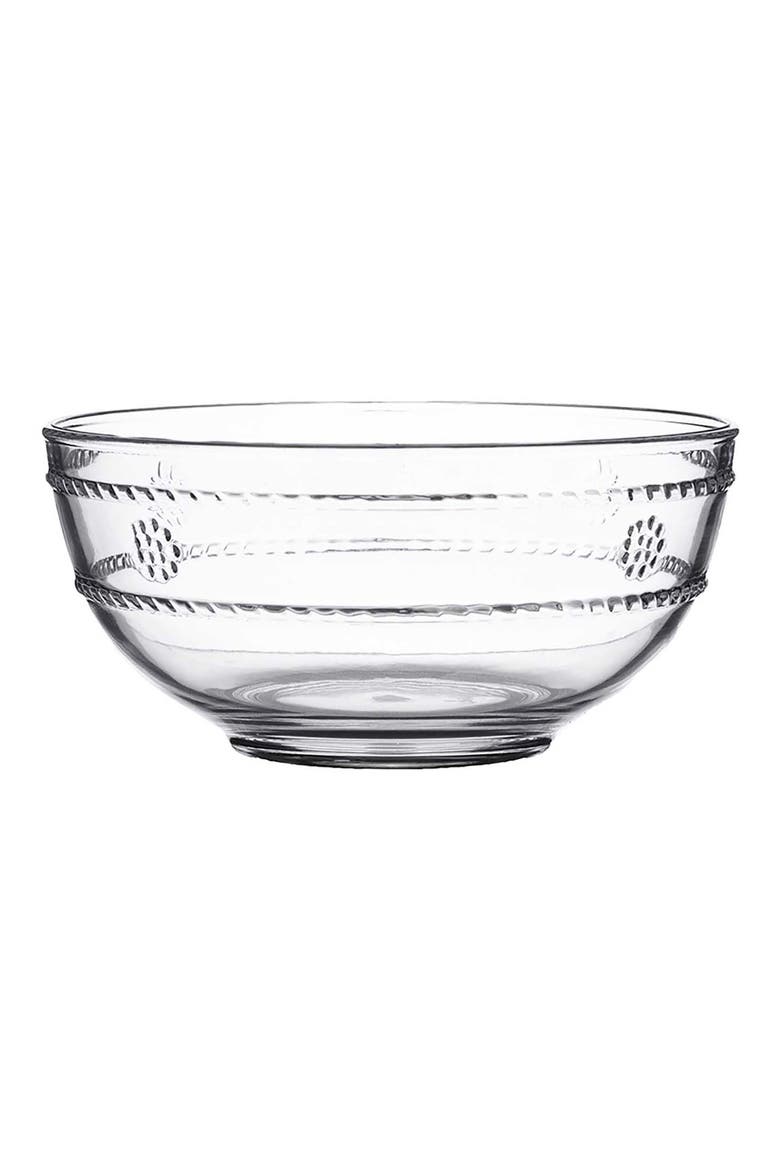 Isabella Set of 4 Acrylic Berry Bowls, Alternate, color, CLEAR