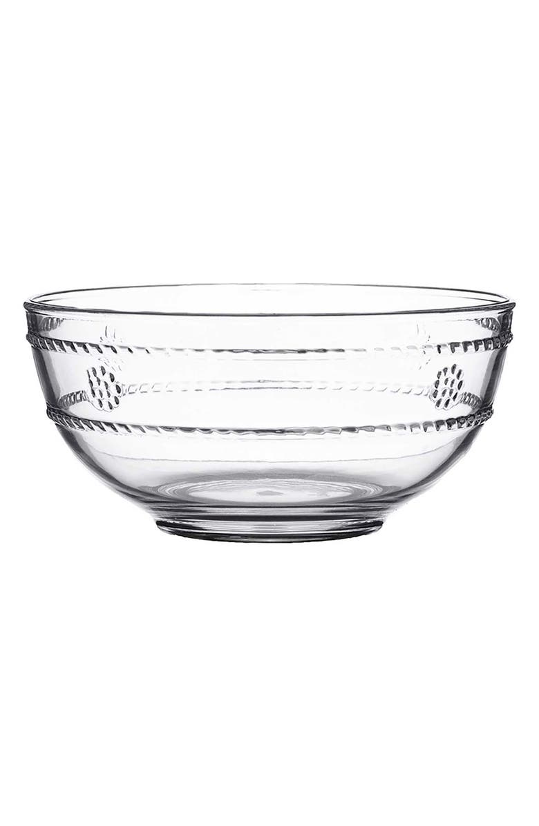 Juliska Isabella Set of 4 Acrylic Berry Bowls, Alternate, color, Clear