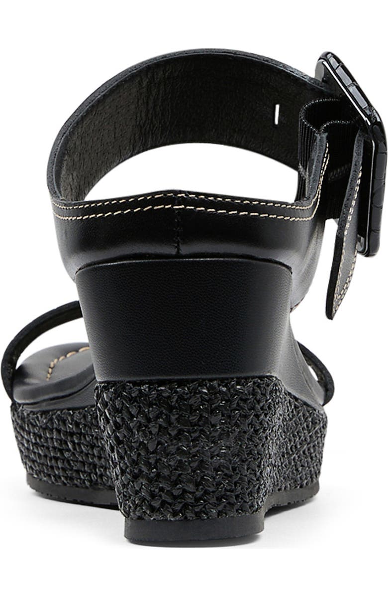 Donald Pliner Gizelle Platform Wedge Sandal, Alternate, color, Black