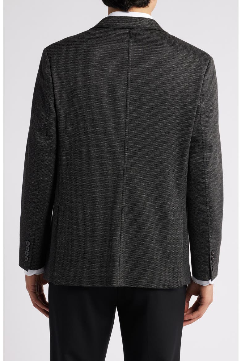 Alfi Textured Knit Sport Coat, Alternate, color, CHARCOAL