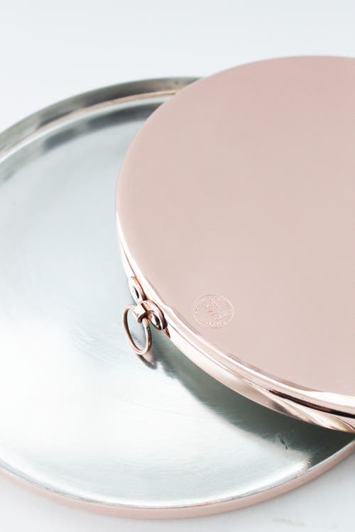 Coppermill Kitchen Vintage Inspired Copper Round Baking Tray In Copper
