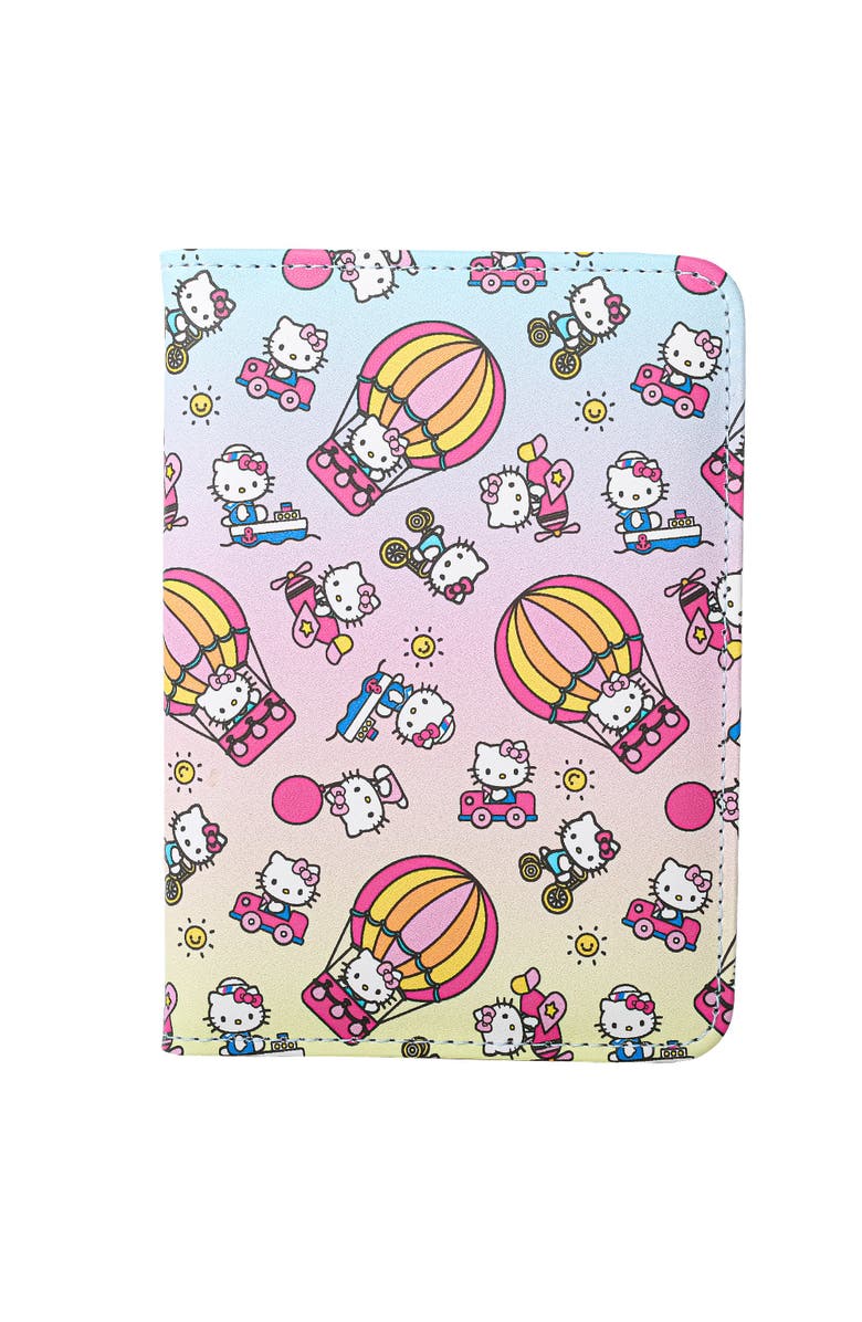 Hello Kitty Passport Holder Travel, Alternate, color, Multicolor, Pink
