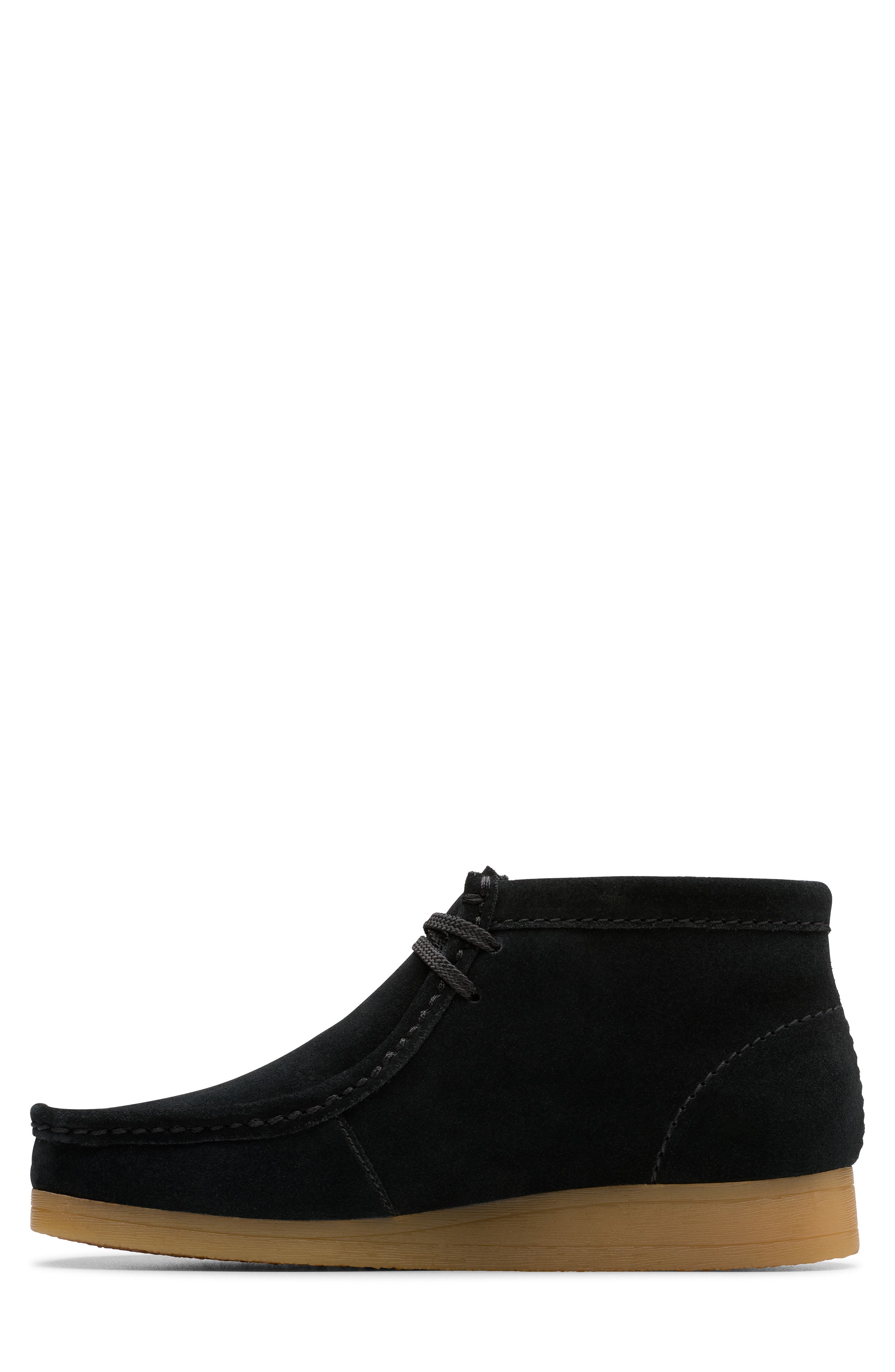 Clarks<sup>®</sup> Wallaston Chukka Boot, Alternate, color, Black Suede