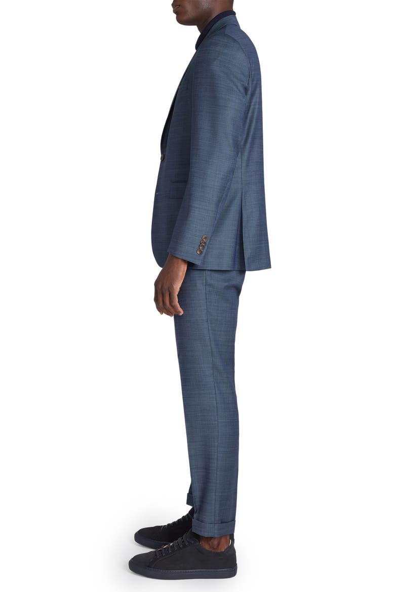 Esprit Soft Contemporary Fit Wool Suit, Alternate, color, BLUE