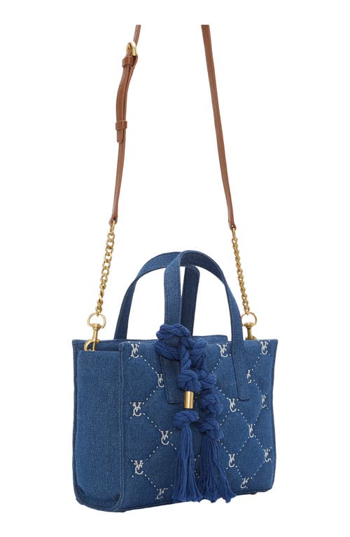 Vince Camuto Barry Quilted Denim Top Handle Bag