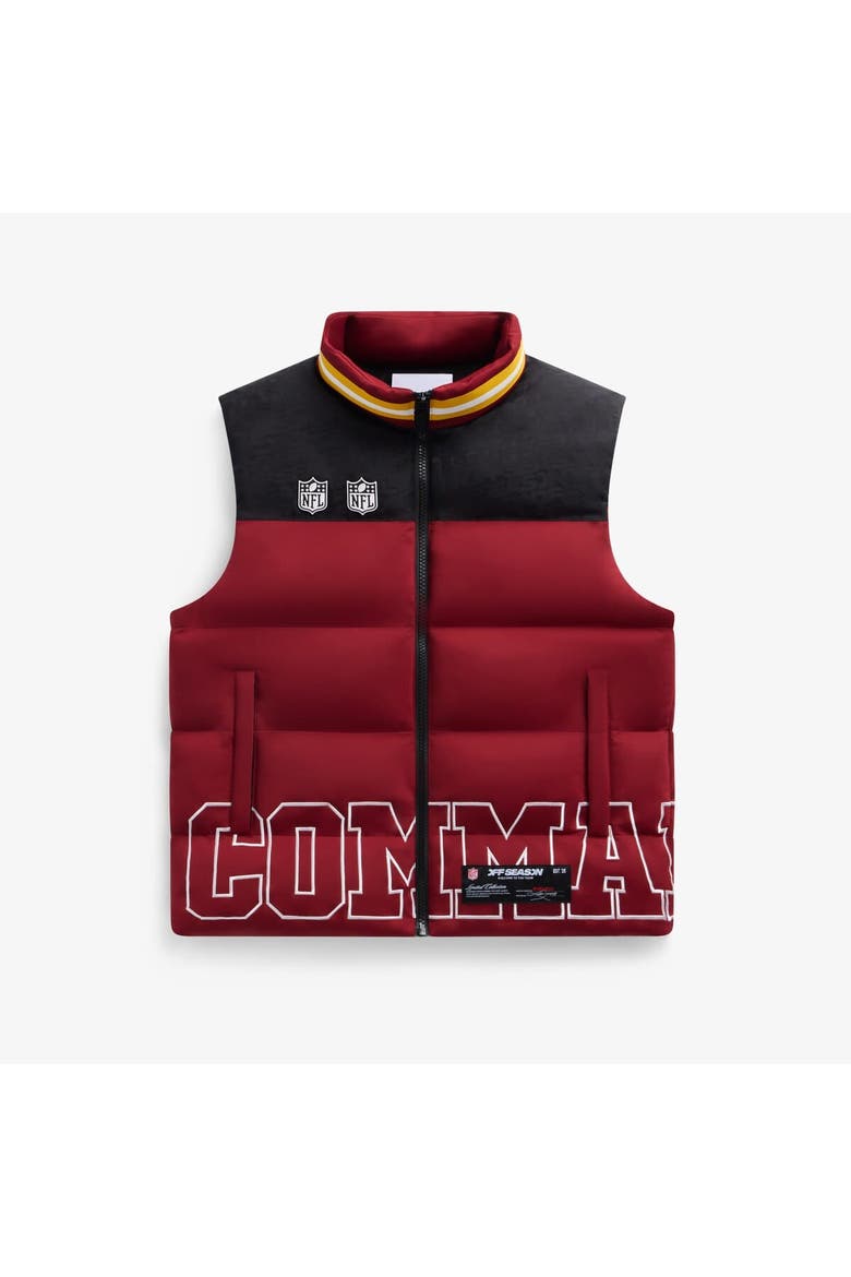 Unisex  Burgundy Washington Commanders Team Puffer Vest, Main, color, Burgundy