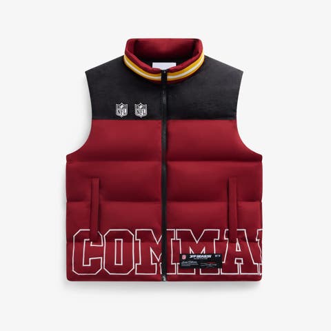Unisex  Burgundy Washington Commanders Team Puffer Vest