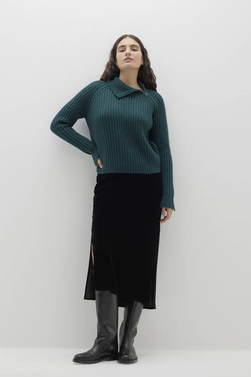 Naked Cashmere Aryana Cashmere Turtleneck In Green